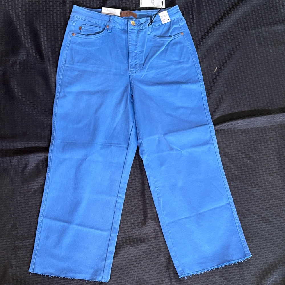 Judy Blue Vibrant Blue Ankle Jeans